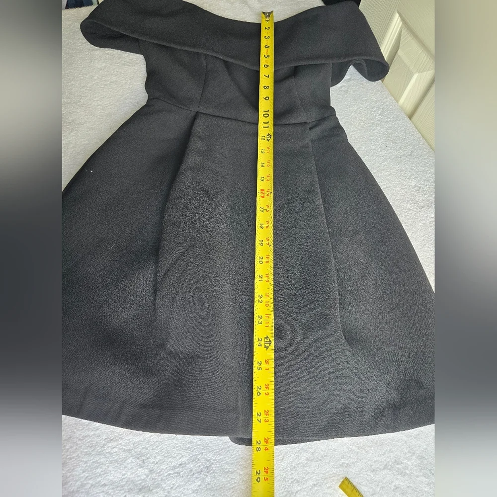 Nadine Merabi Harper Black Mini Dress Size XS - Picture 12 of 16